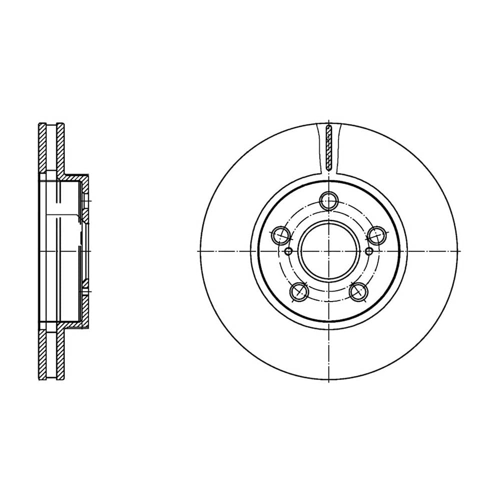 Blue Print ADBP430029 Bremsscheibensatz, 2 Bremsscheiben von Blue Print