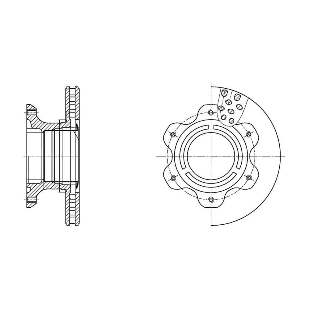 Blue Print ADBP430034 Bremsscheibe, 1 Stück von Blue Print