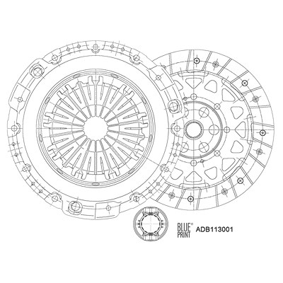 Blue Print Kupplungssatz [Hersteller-Nr. ADB113001] für Mini von Blue Print