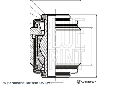 Blue Print Lagerung, Lenker [Hersteller-Nr. ADBP860194] für Subaru von Blue Print