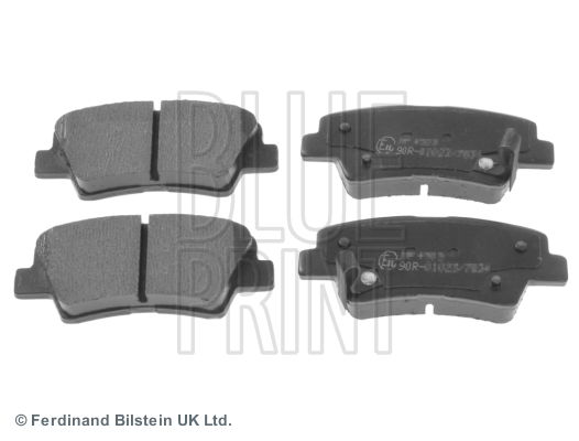 Bremsbelagsatz, Scheibenbremse Hinterachse Blue Print ADG042100 von Blue Print