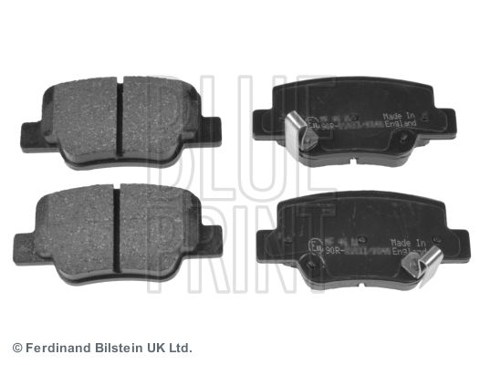 Bremsbelagsatz, Scheibenbremse Hinterachse Blue Print ADT342184 von Blue Print