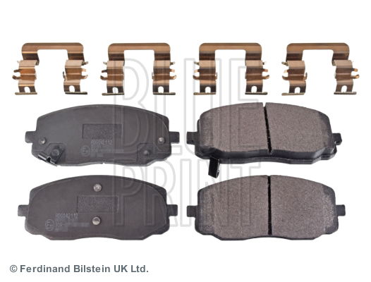 Bremsbelagsatz, Scheibenbremse Vorderachse Blue Print ADG042112 von Blue Print