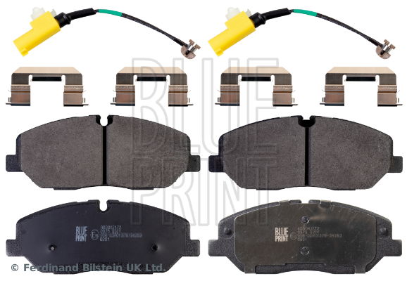 Bremsbelagsatz, Scheibenbremse Vorderachse Blue Print ADG042172 von Blue Print