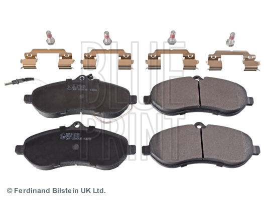 Bremsbelagsatz, Scheibenbremse Vorderachse Blue Print ADT342206 von Blue Print