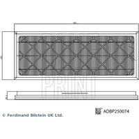 Innenraumluftfilter BLUE PRINT ADBP250074 von Blue Print