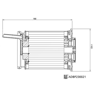 Blue Print Kraftstofffilter [Hersteller-Nr. ADBP230021] für Audi, Bentley, VW von Blue Print