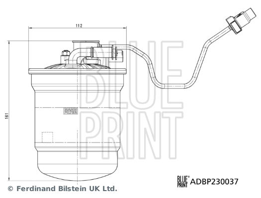 Kraftstofffilter Blue Print ADBP230037 von Blue Print