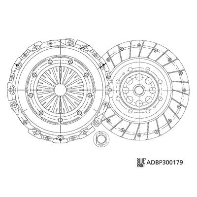 Blue Print Kupplungssatz [Hersteller-Nr. ADBP300179] für Peugeot von Blue Print