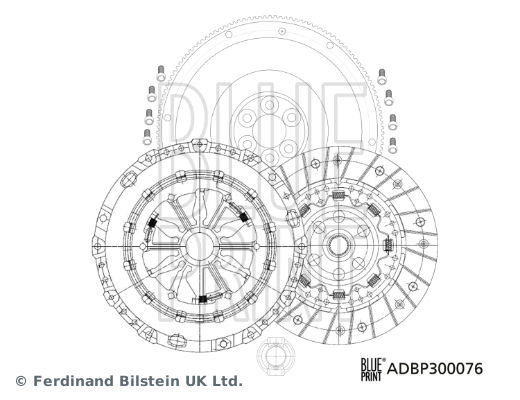 Kupplungssatz Blue Print ADBP300076 von Blue Print