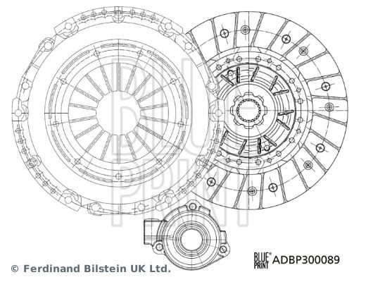 Kupplungssatz Blue Print ADBP300089 von Blue Print