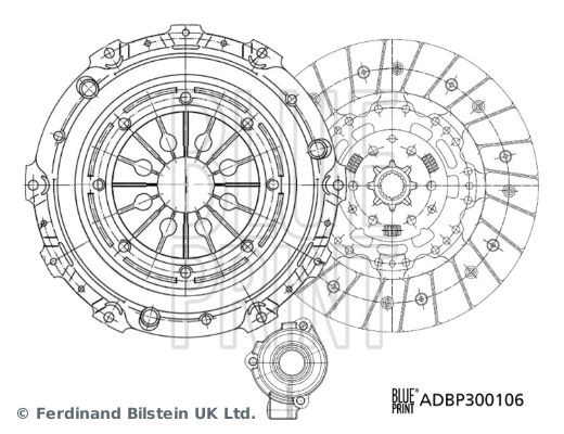 Kupplungssatz Blue Print ADBP300106 von Blue Print