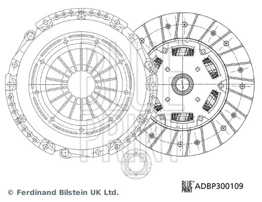 Kupplungssatz Blue Print ADBP300109 von Blue Print