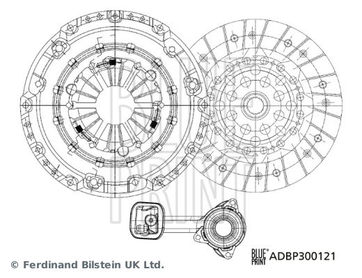 Kupplungssatz Blue Print ADBP300121 von Blue Print