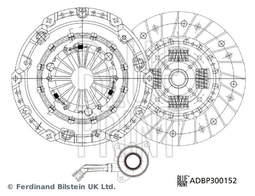 Kupplungssatz Blue Print ADBP300152 von Blue Print