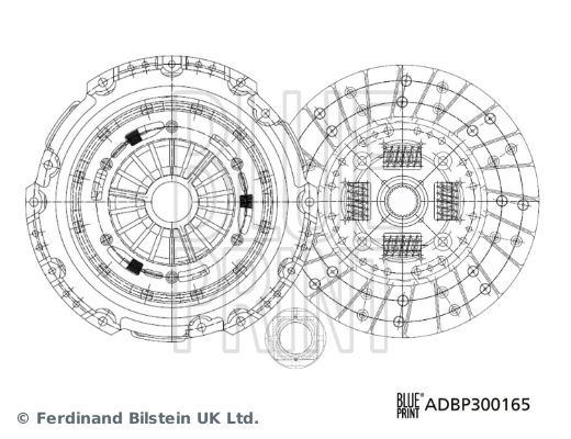 Kupplungssatz Blue Print ADBP300165 von Blue Print