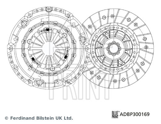 Kupplungssatz Blue Print ADBP300169 von Blue Print