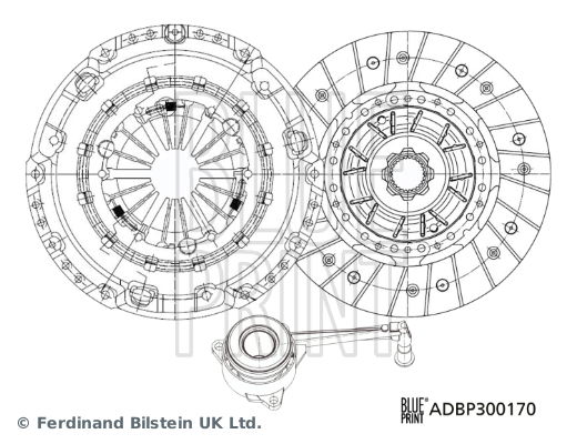 Kupplungssatz Blue Print ADBP300170 von Blue Print