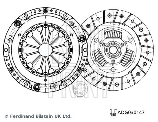 Kupplungssatz Blue Print ADG030147 von Blue Print