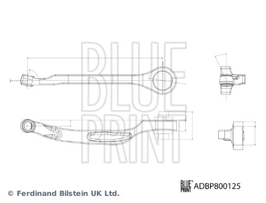 Lagerung, Motor hinten Blue Print ADBP800125 von Blue Print