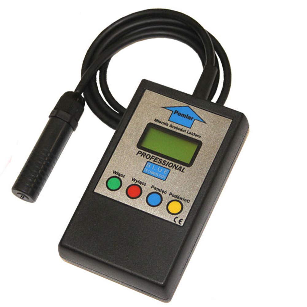 Blue Technology Professional Schichtdickenmessgerät Lackdickenmessgerät Kugelsonde P-10-S-AL | Stahl & Aluminium Coating Thickness Gauge | Lacktester für Auto | Hergestellt in EU von Blue Technology