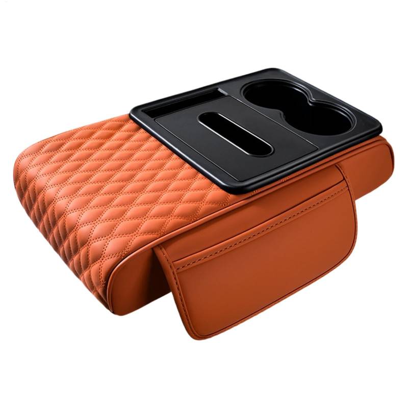 Auto Konsole Getränkehalter Armlehne Abdeckung Multifunktionaler Auto Organizer Leicht zu Reinigen Praktische Getränkehalter 36CM für Auto von Bmdjdq