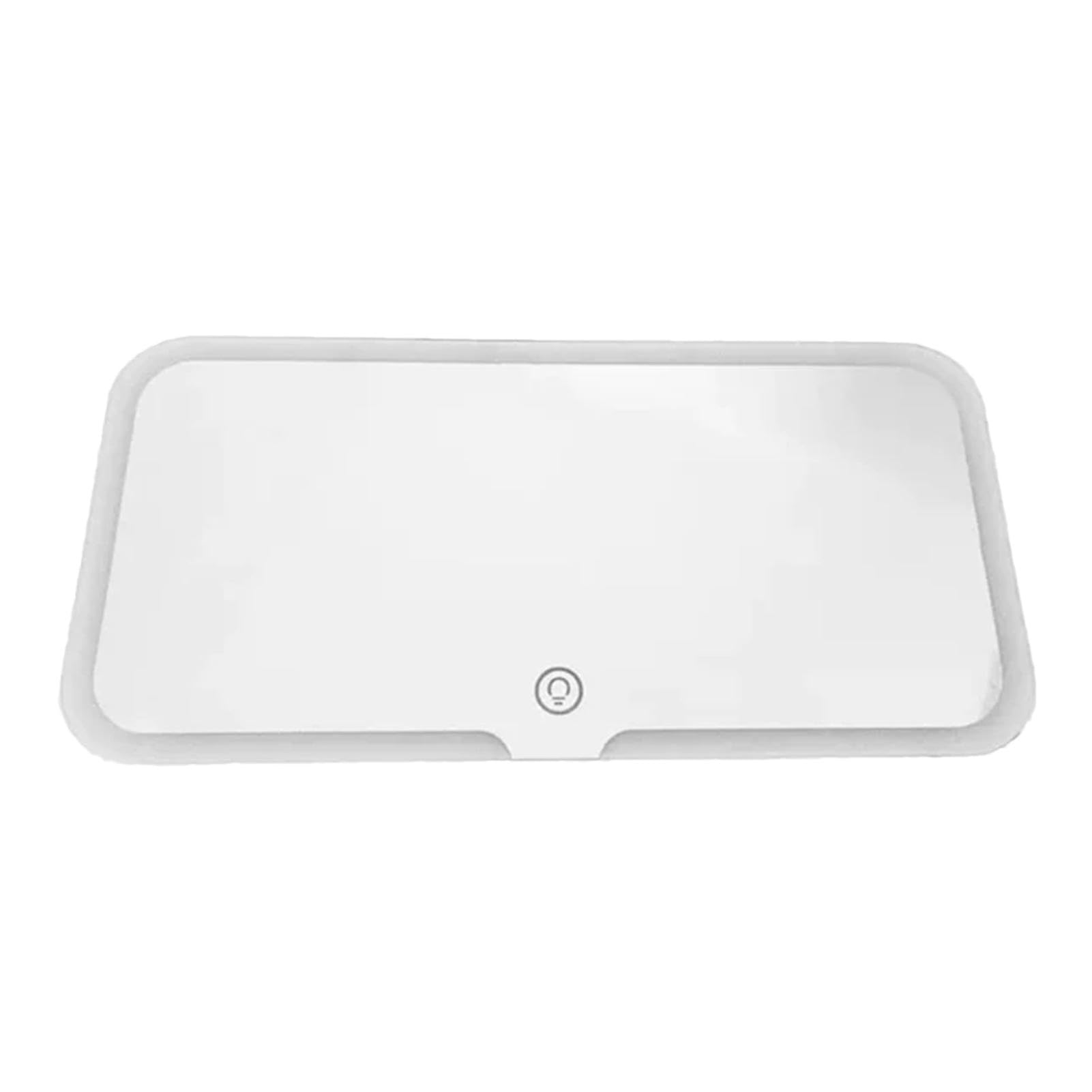 Car Sun Visor, Waschtischspiegel Mit 3 Leichten Modi, Wiederaufladbarer Kosmetischer Spiegel, Platzeinsparung, Einfach Zu Installieren, 9,45 X 0,47 X 4,72 Zoll Für LKW von Bmdjdq