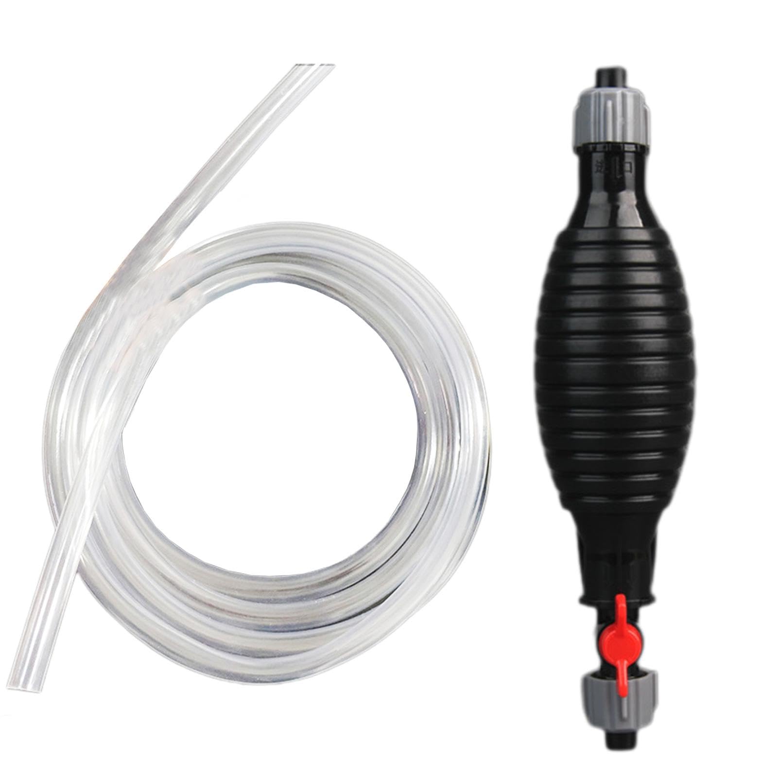 Handtransferpumpe, Wassersiphon,Manueller Ölsiphon für den Handgebrauch - Transferpumpe, Flüssigkeitssiphon, Wassersiphonpumpe mit 3,28 Fuß langem PVC-Schlauch für Öl, Wasser, Flüssigkeit, Flüssigkeit von Bmdjdq