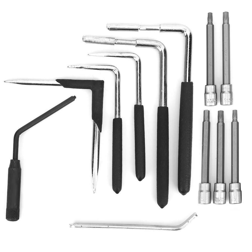 12 PCs Auto Garage Reparaturwerkzeug, Lufttaschenentfernung Demontage Werkzeug Set Car Garage Reparaturwerkzeug Anpassung von Bnineteenteam