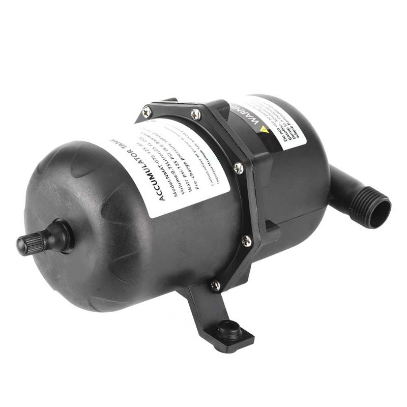 Akkumulatortank, 0,75 L, 125 PSI, Wasserdichter Akkumulatordrucktank, Wasserpumpen-Durchflusskontrolle für Marine-Wohnmobilboote von Bnineteenteam