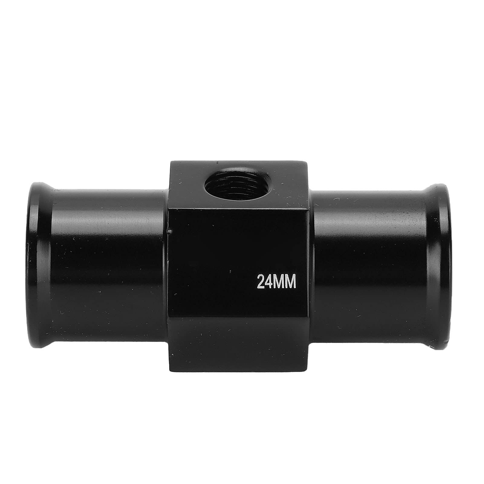 Bnineteenteam Adapter des Wassertemperatursensors, Wassertemperaturadapter Aluminium Wassertemperaturmesser Gelenkrohrleitungskühler Sensor 3 -Wege -Anschlussmotorradmodifizierung (B (24 mm)) von Bnineteenteam