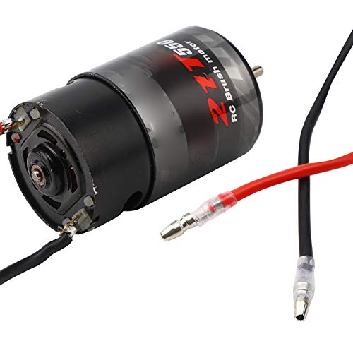 Brushed Motor 550 RC Car Brushed Motor 12T/21T/29T/35T Standard 550 Remote Control Vehicle Brushed Motor(21T 20000RPM 2.8A 1800g) Autozubehör von Bnineteenteam