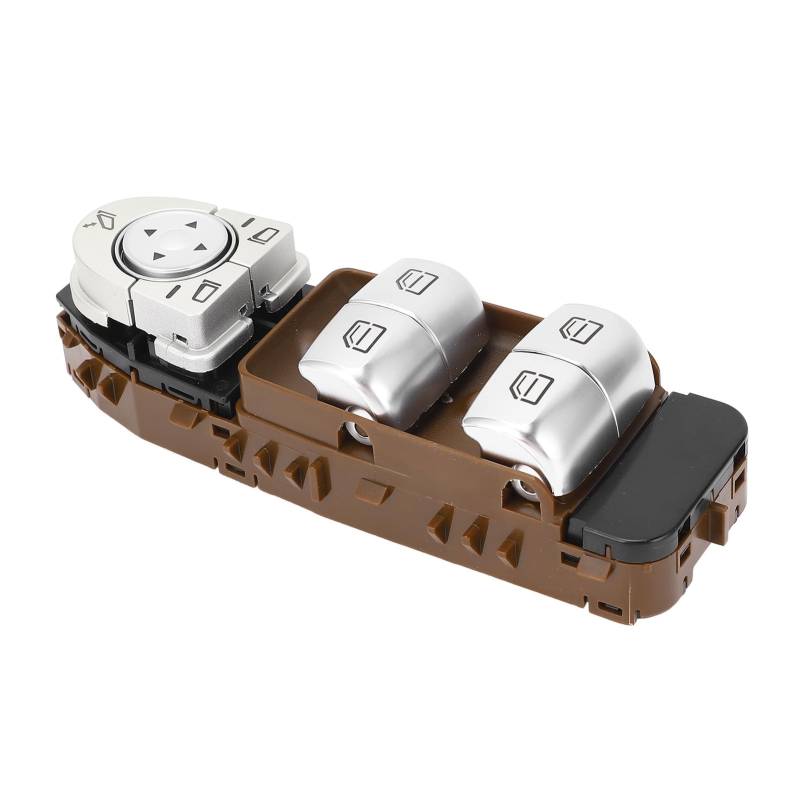 Elektrischer Fenstersteuerungsschalter, 2139055103 Master Power Window Switch für die E -Klasse W213 2016 2023 (BROWN) von Bnineteenteam