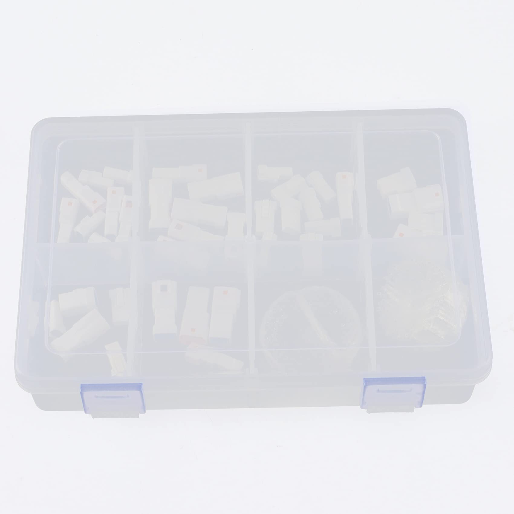 Bntaomle 1 Box mit 19 Sets Automotive JST02R-JWPF-VSLE 2/3/4/6/8 Pin Wasserdicht Stecker und Buchse von Bntaomle