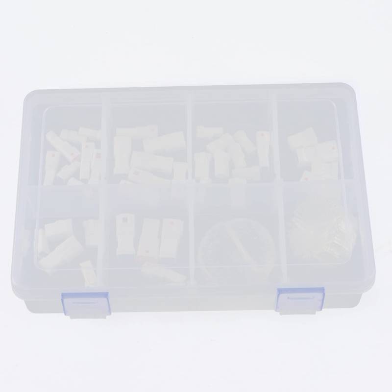 Bntaomle 1 Box mit 19 Sets Automotive JST02R-JWPF-VSLE 2/3/4/6/8 Pin Wasserdicht Stecker und Buchse von Bntaomle