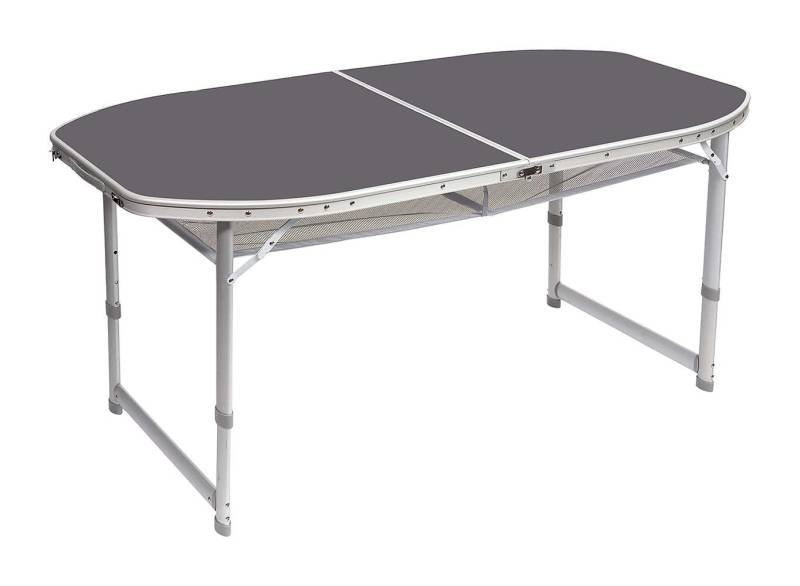 Bo-Camp BC Prem Oval zu entfernen Bein Tisch, grau, 80 x 150 cm von Bo-Camp