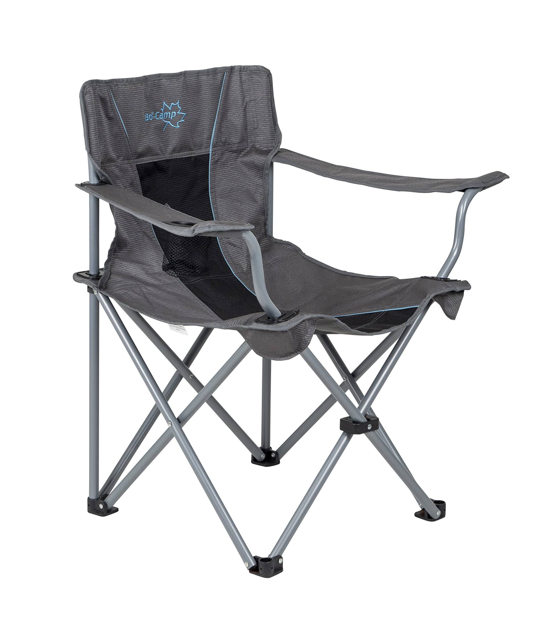 Bo-Camp Deluxe Classic Klappstuhl grau von Bo-Camp