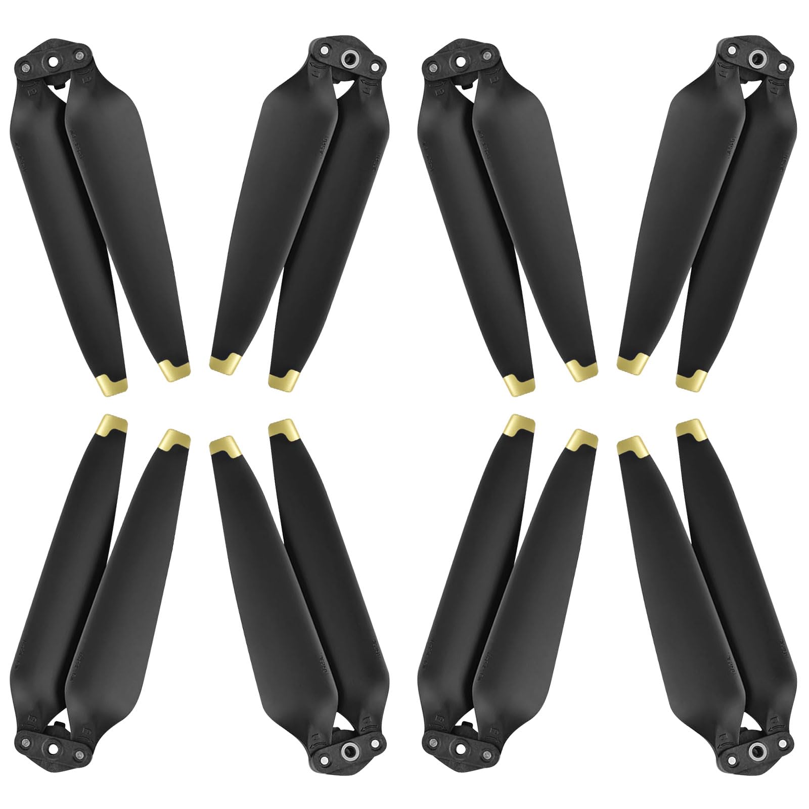 Bocguy Mavic 3 Propeller, 8 Pcs Drohne Mavic 3 Pro Propeller mit Push-Typ-Schnellverschluss-Design, 9453F Propeller für Mavic 3/3 Pro/Mavic 3 Classic/Mavic 3 Cine Drohnenersatz (Gold) von Bocguy