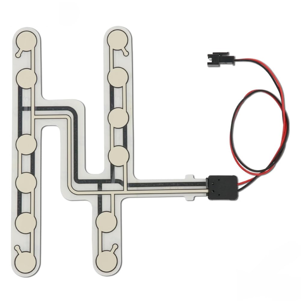 Boddceto 1 Stück Universal-Autositz-Drucksensor, Sicherheitsgurt, Warn-Erinnerungspad, Sitzbelegungsalarm, Zubehör von Boddceto