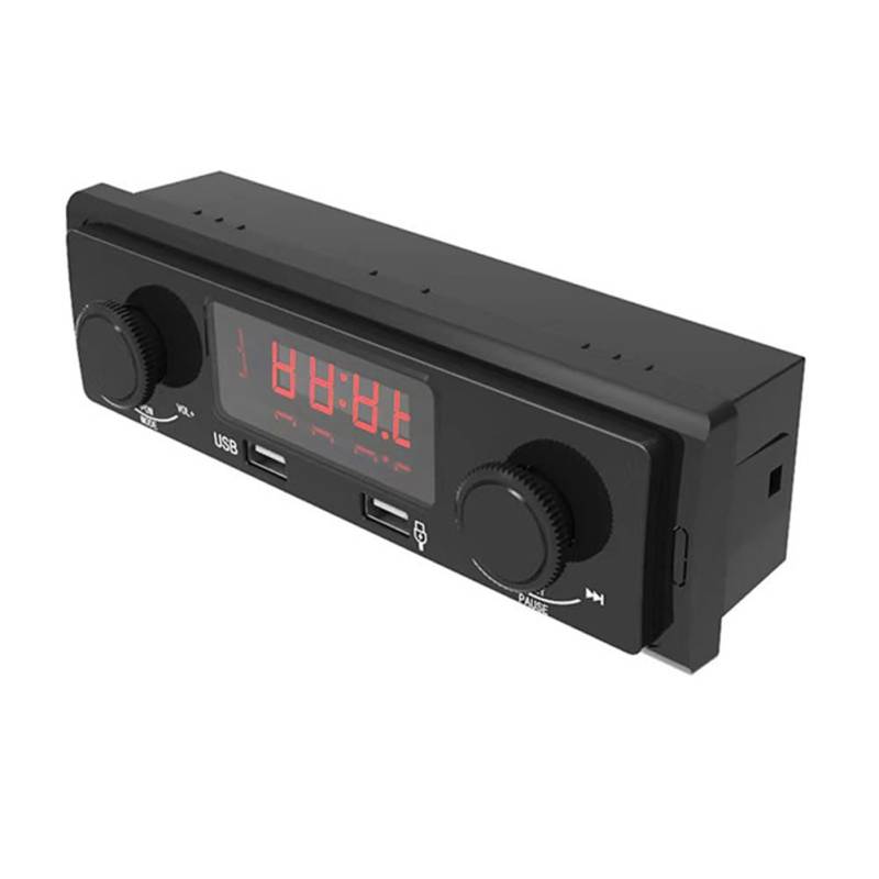 Boddceto Dreirad FM-Radio MP3-Player Bluetooth Autoradio USB-LED-Anzeige für Landwirtschaftliche Fahrzeuge von Boddceto