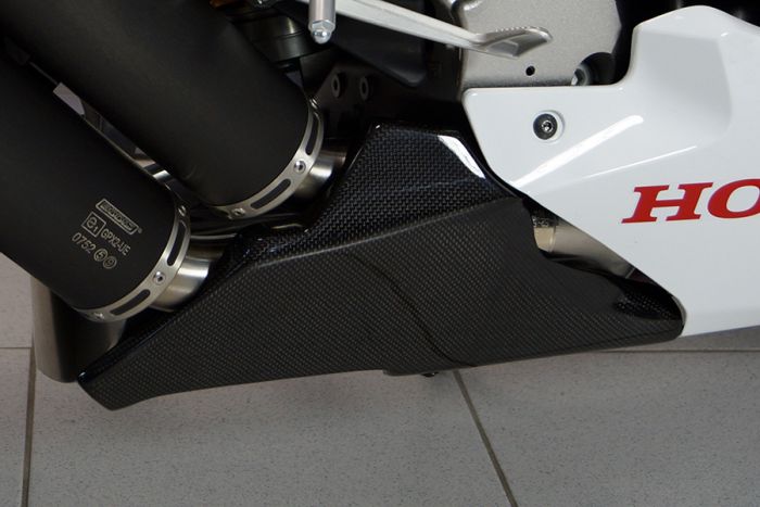 Bodis Abdeckung Carbon f. Kat / Sammler Hitzeschild Honda CBR 1000 RR Bj. 2014-2016 von Bodis