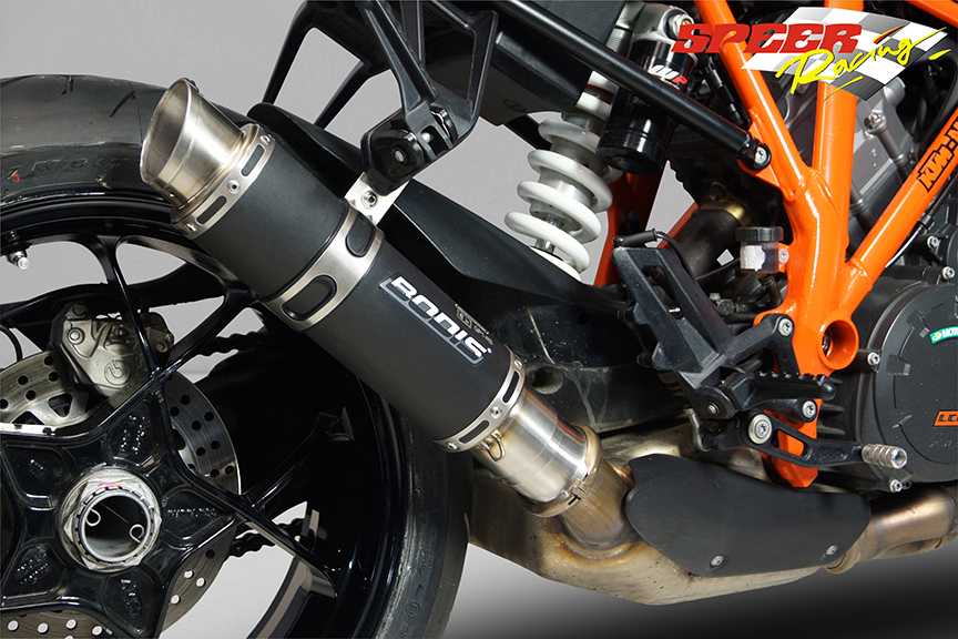 Sport Auspuff Bodis GP1-RS Black KTM Super Duke 1290 R Bj. 2014-2016 +ABE von Bodis