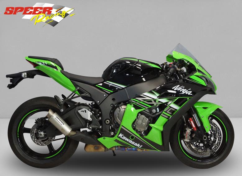 Sport Auspuff Bodis GPC-RN Titan 200mm Kawasaki ZX-10R Bj. 2016-2018 EURO-4 eintragungsfrei +ABE von Bodis