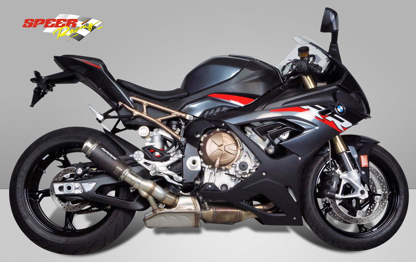 Sport Auspuff Bodis GPC-RS II Edelstahl BLACK für BMW S 1000 RR Bj.2019-2024 EURO-4 / EURO-5 +ABE von Bodis