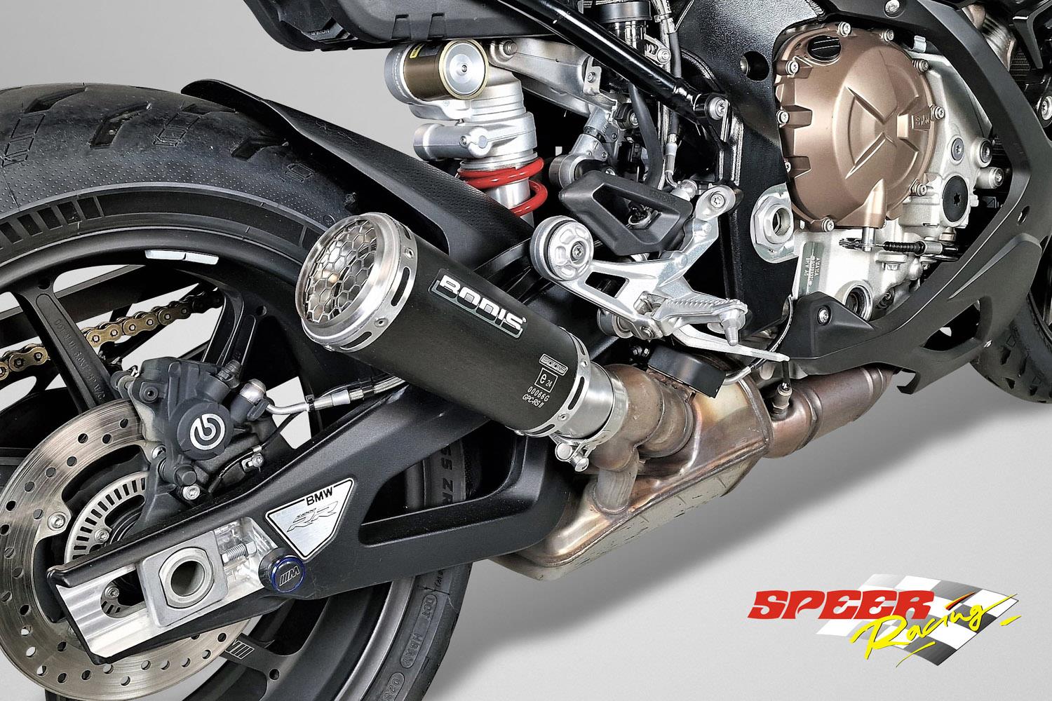 Sport Auspuff Bodis GPC-RS II-GEX Edelstahl BLACK für BMW M 1000 R / RR Bj.2021-2024 EURO-5 +ABE von Bodis