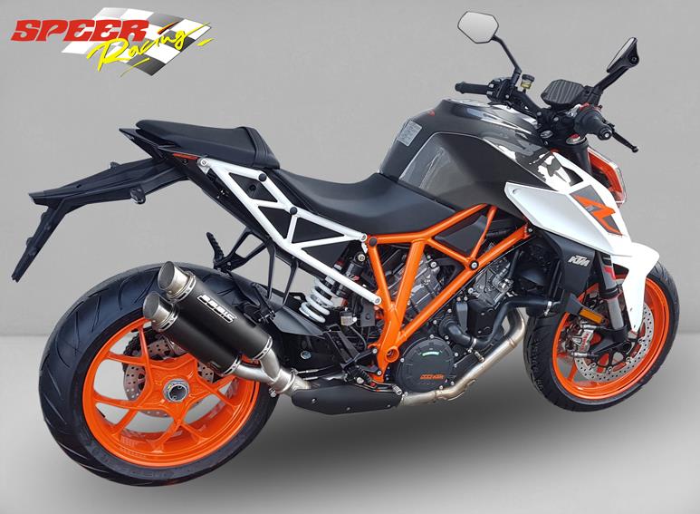 Sport Auspuff Bodis GPX2 Edelstahl Black KTM 1290 Super Duke R Bj. 2017-2019 EURO-4 +ABE von Bodis