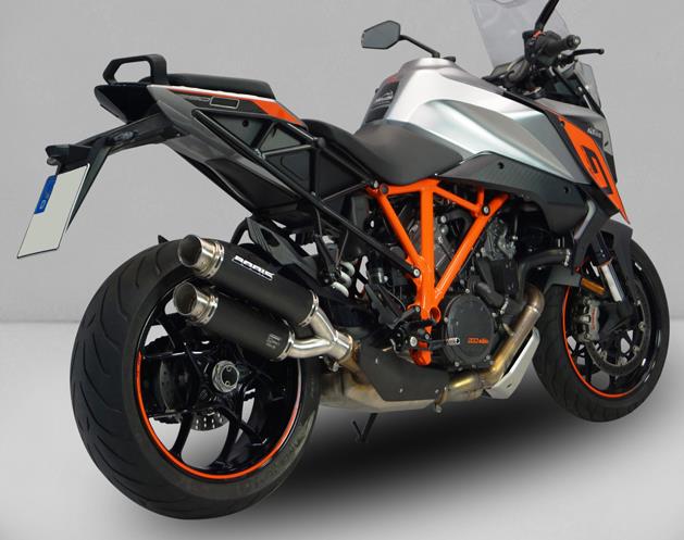 Sport Auspuff Bodis GPX2-S Edelstahl Black KTM 1290 Super Duke GT Bj.2016-2024 EURO-4/EURO-5 +ABE von Bodis