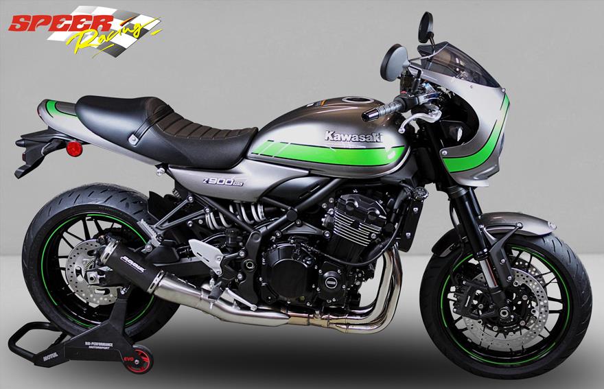 Sport Auspuff Bodis MGP-N-GEX Edelstahl Black Kawasaki Z 900 RS Bj. 2018-2024 +ABE von Bodis