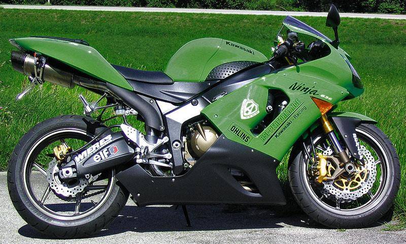 Sport Auspuff Bodis Oval Q1 Edelstahl Kawasaki ZX-6R Ninja Bj. 2005-2006 eintragungsfrei +ABE von Bodis