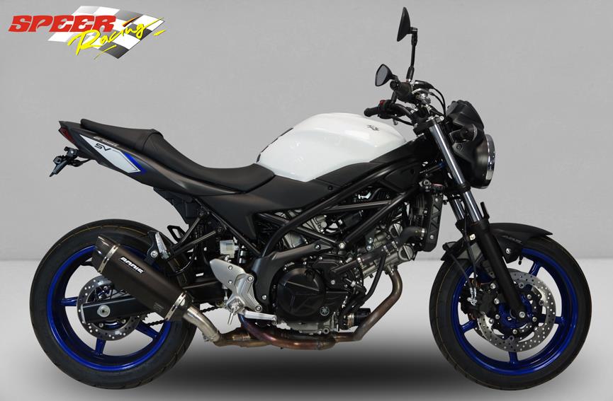 Sport Auspuff Bodis P-TEC IIN Edelstahl Black Suzuki SFV 650 Gladius/SV 650 Bj.2016-2024 EURO4/EURO5 von Bodis